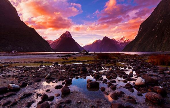 طبیعت زیبای نیوزیلند